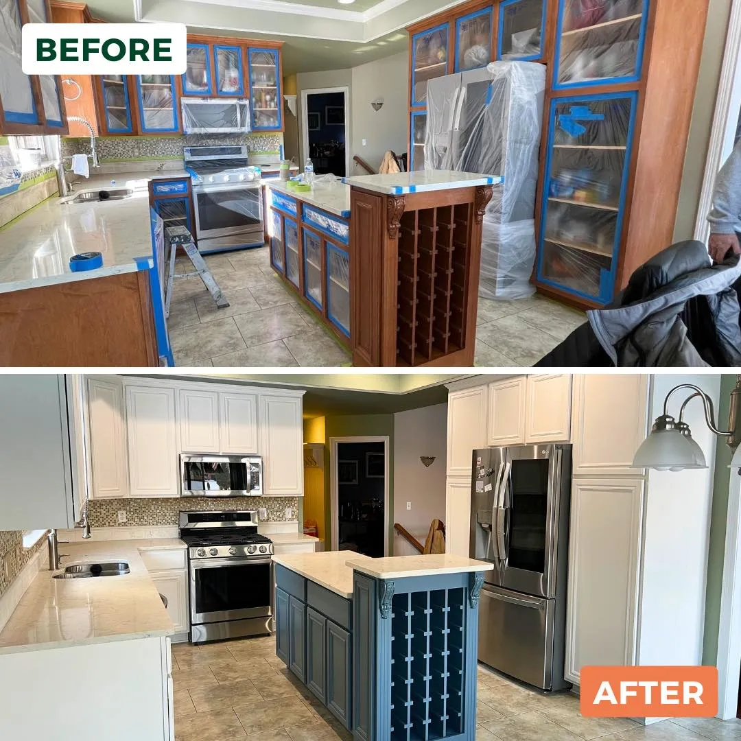 Peach Painting - Riverview, FL interior best kitchen cabinet painting service