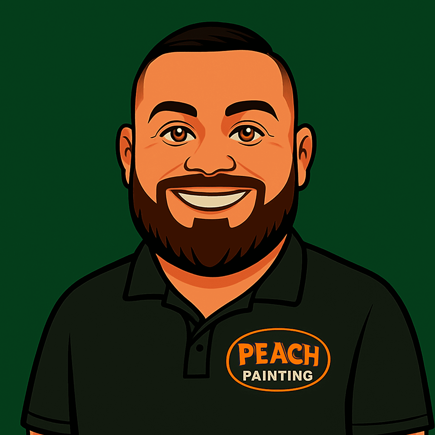 peach painting logo